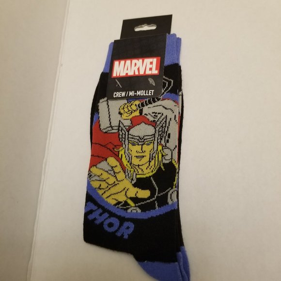 Marvel Thor Socks - Picture 1 of 5